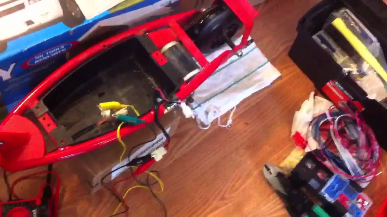 Custom Ride Ons - 24V Razor E100 - No Controller, 12V - by Hozian - Modified Electric Scooters