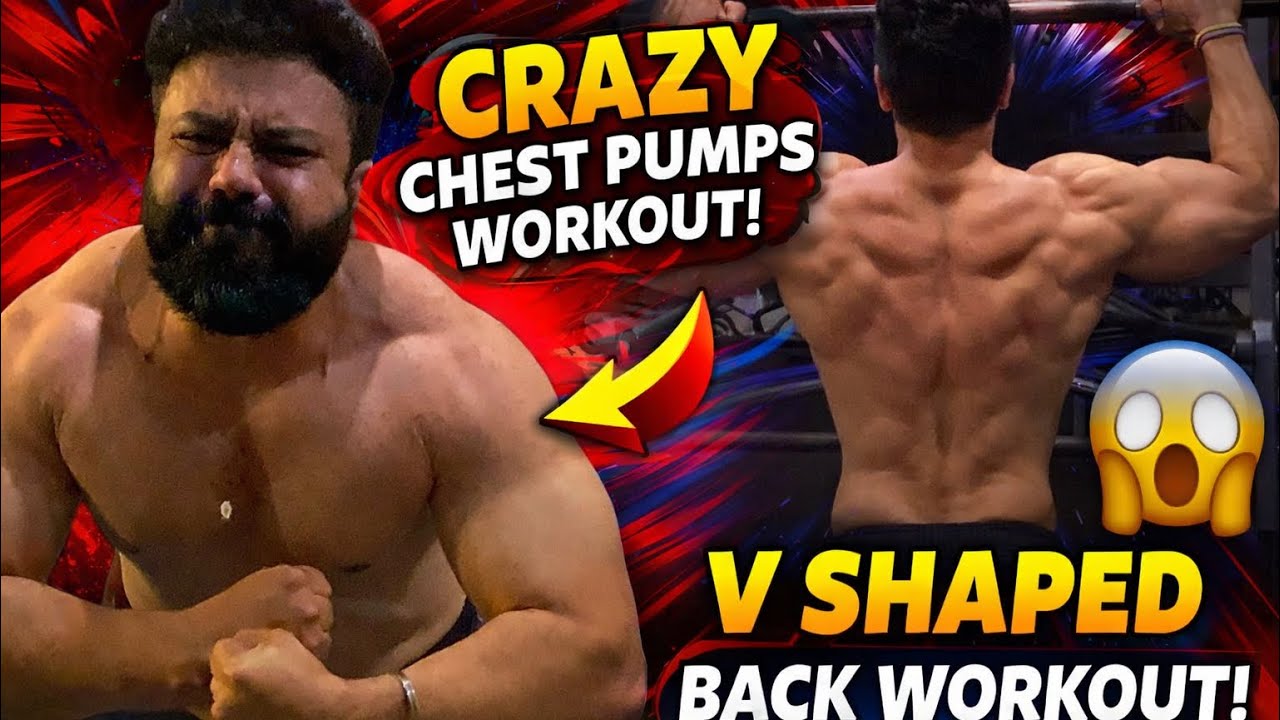 INSANE Chest Pump workout💥 | Heavy Back Workout | Powerlifting Series | Day 31 and 32