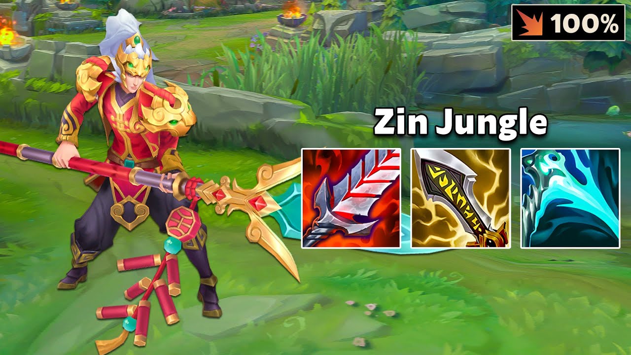 100% CRIT XIN ZHAO IS TERRIFYING IN THE JUNGLE...