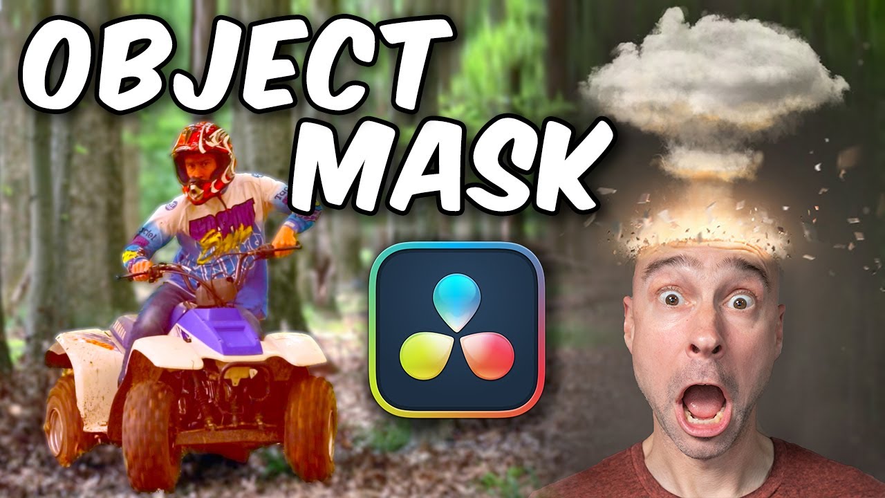 🤯  OBJECT MASK in DaVinci Resolve 18 is INSANE!  |  In-Depth Look including Real World Examples