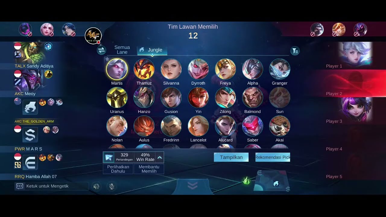 TURUNIN THR MLBB JANGN (baca deskripsi)