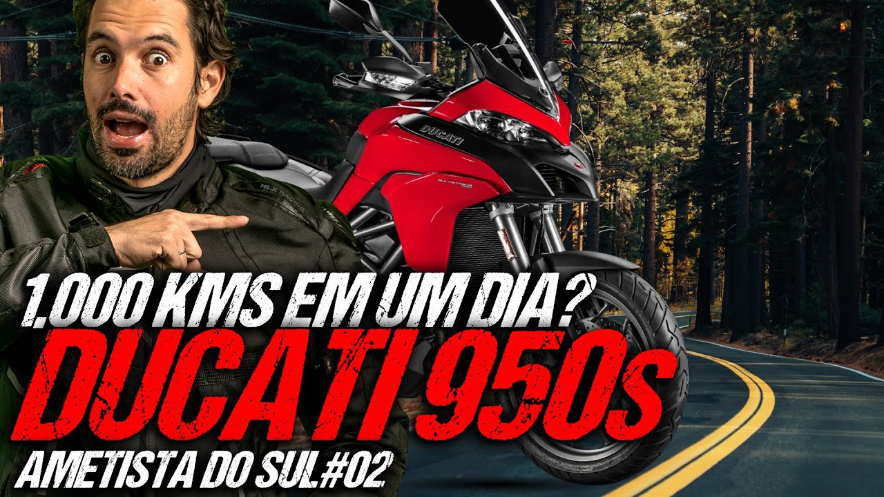 ✊ 1.000 KMS em 1 dia de DUCATI MULTISTRADA 950s! Será que chega? [viagem de moto]