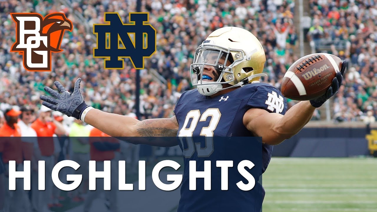 Bowling Green vs. Notre Dame | EXTENDED HIGHLIGHTS | 10/5/19 | NBC Sports