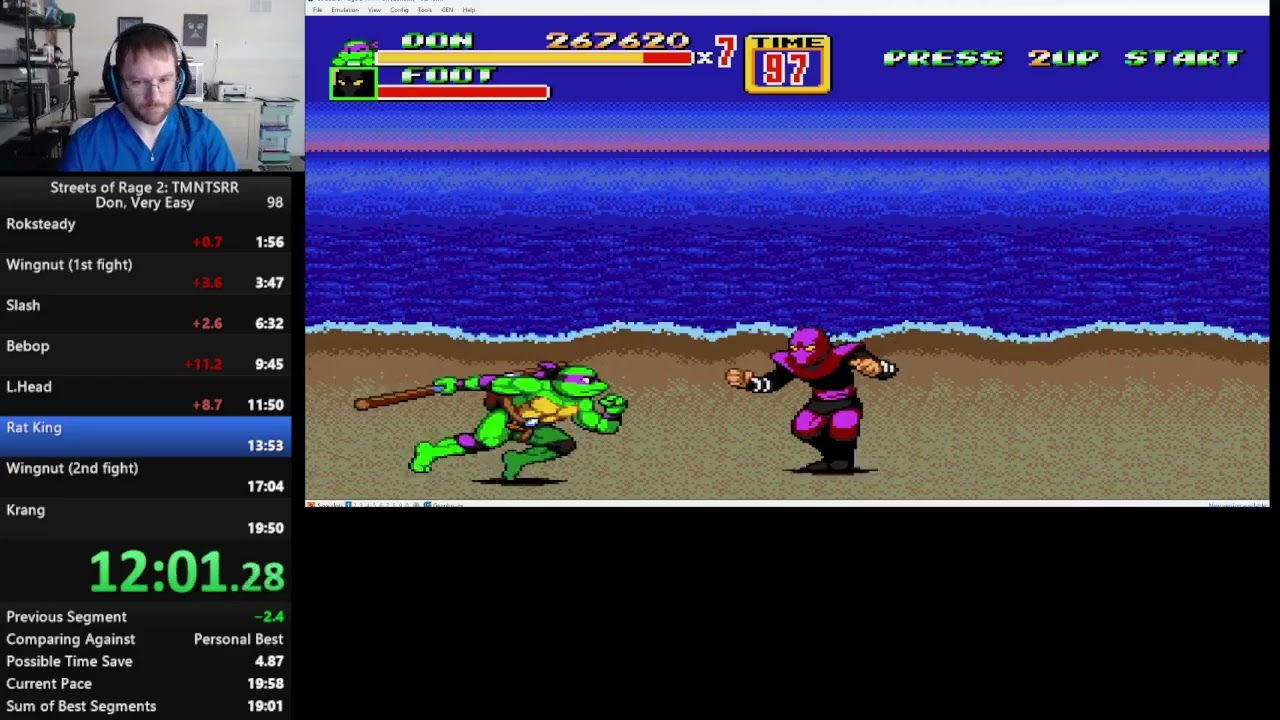 03 12 2026   SOR2 TMNT SRR Don VE 1949 speedrun