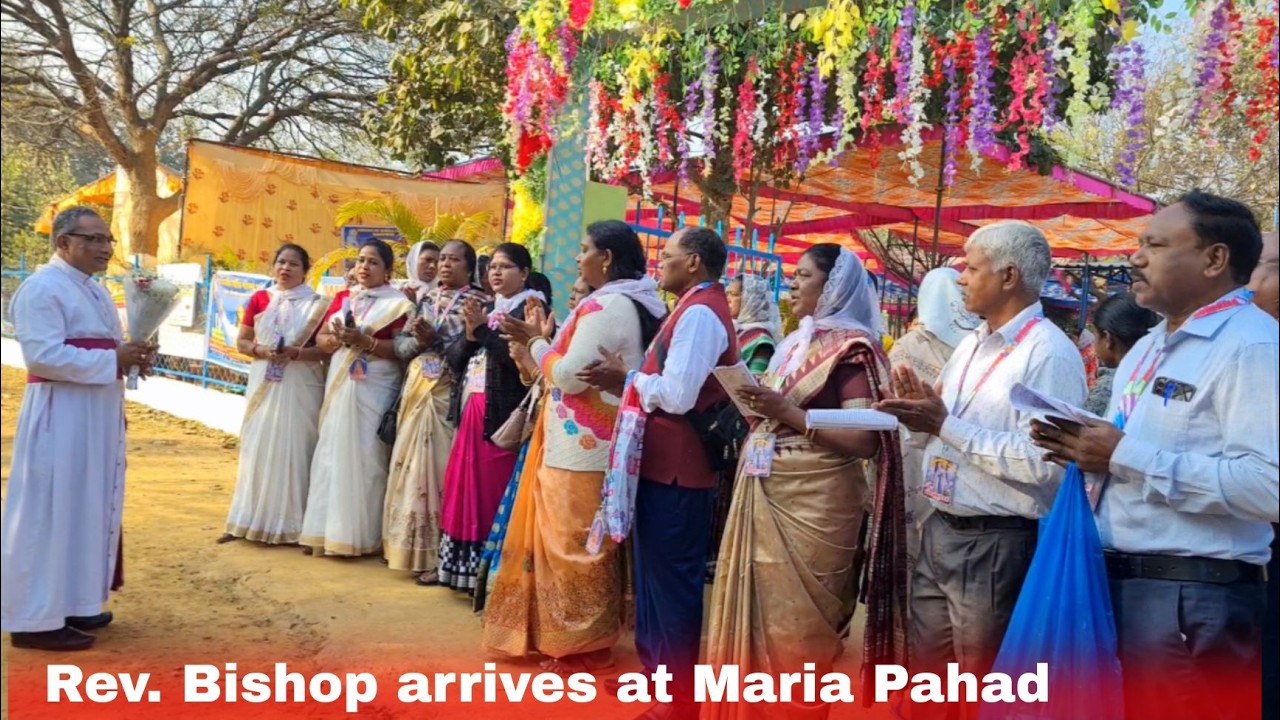 Maria Procession | Maria Pahad | Our Lady of Lourdes | Hamirpur Parish | Rourkela Diocese