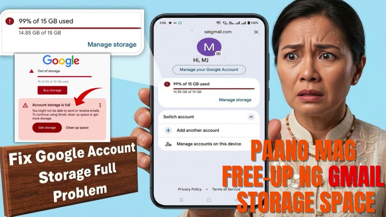GMAIL STORAGE FULL? Paano I-Fix at Mag Free Up ng Google Storage (Easy Tutorial)