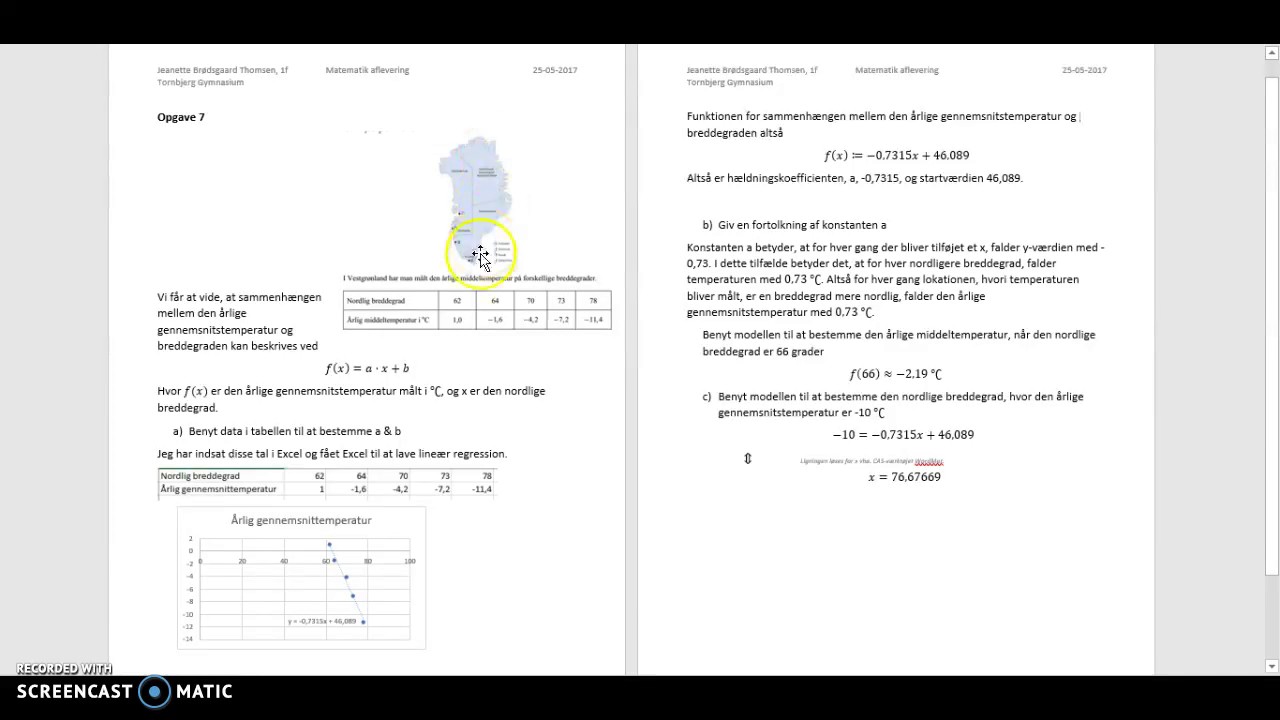 Opgave 7 matematik