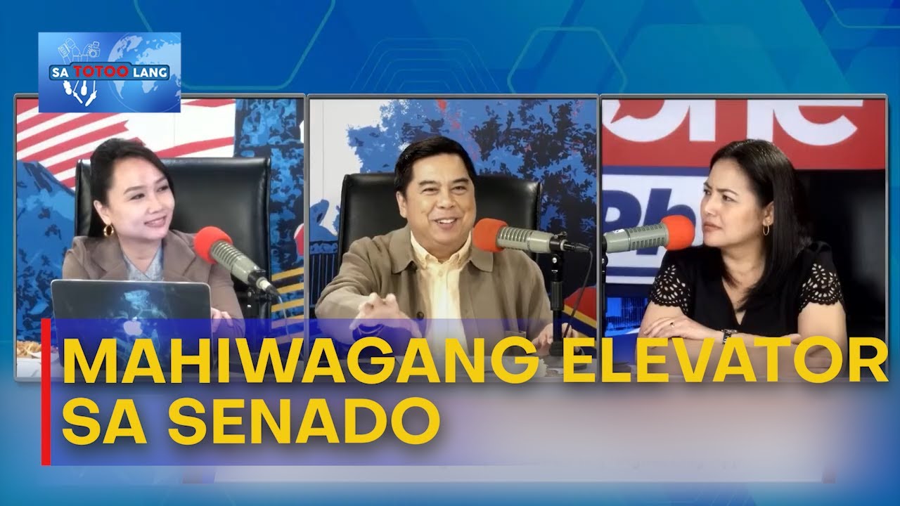 Staff ng senador, ayaw ng may kasabay sa elevator  | Sa Totoo Lang