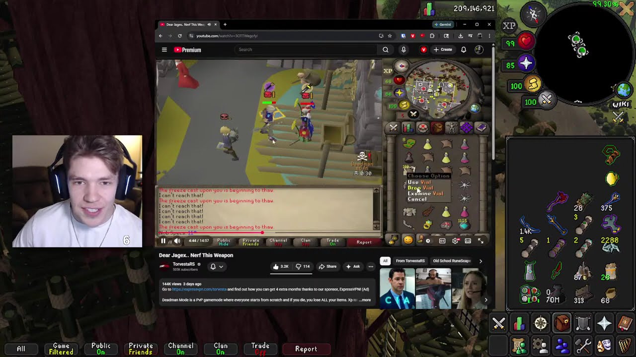 2100+ UIM ⛑️ NEW YOUTUBE PARTNER! 🥳  BIG LOOT & GRAND ACHIEVEMENT TODAY ⚔️ !discord !newvideo