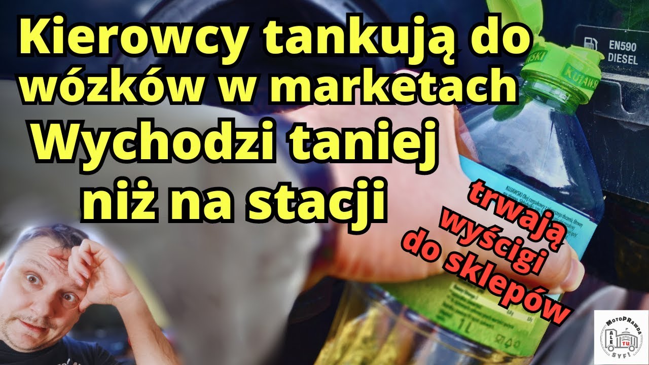 Kierowcy tankują z wózków w marketach. Taniej niż na stacji benzynowej