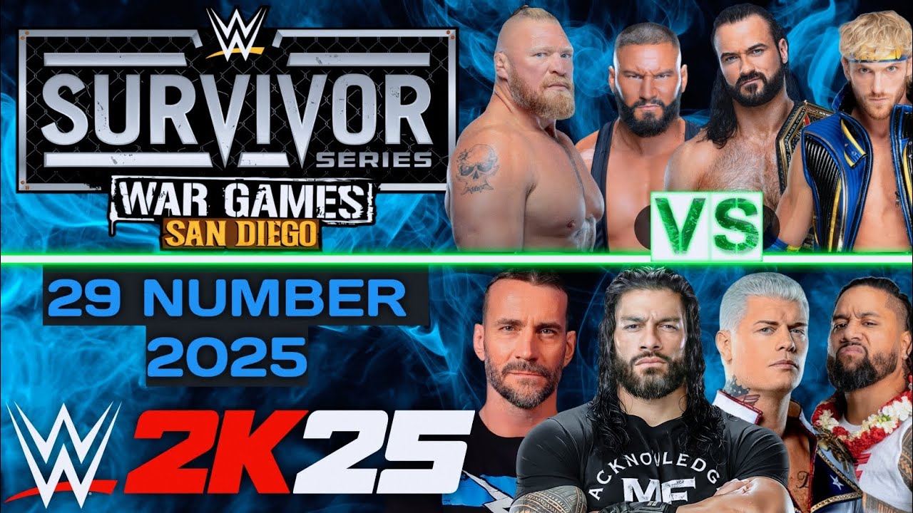 WarGames Match | Road To Survivor Series 2025: Roman Reigns vs Brock Lesnar WWE2K25 #wwe #wwe2k25