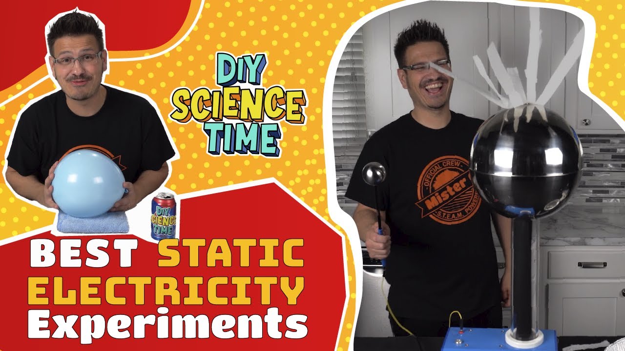 Super Static Electricity | Ep 113 | DIY Science Time #DIYST1