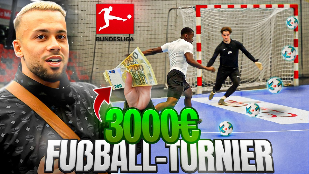 U17 Bundesliga Talent vs Profis 😱 3000€ Hallenturnier eskaliert
