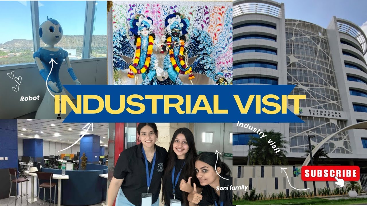 First Industrial 🏭 Visit To Bhamashah Techno Hub And Akshyapatra Foundation 🛕🎞️