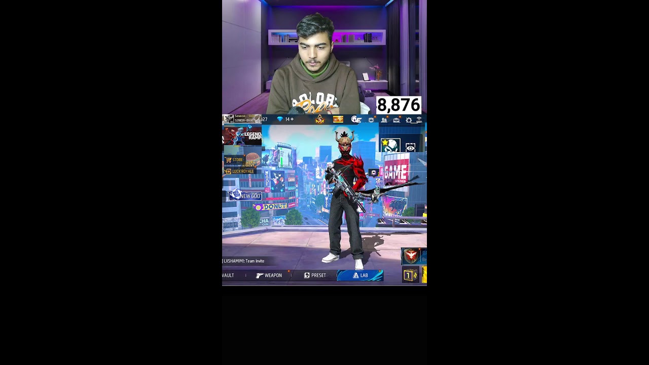 🔴 LIVE | Top 1 Grandmaster Push 🔥 | Free Fire Shorts Live #shorts #shortslive&nbsp;#freefire