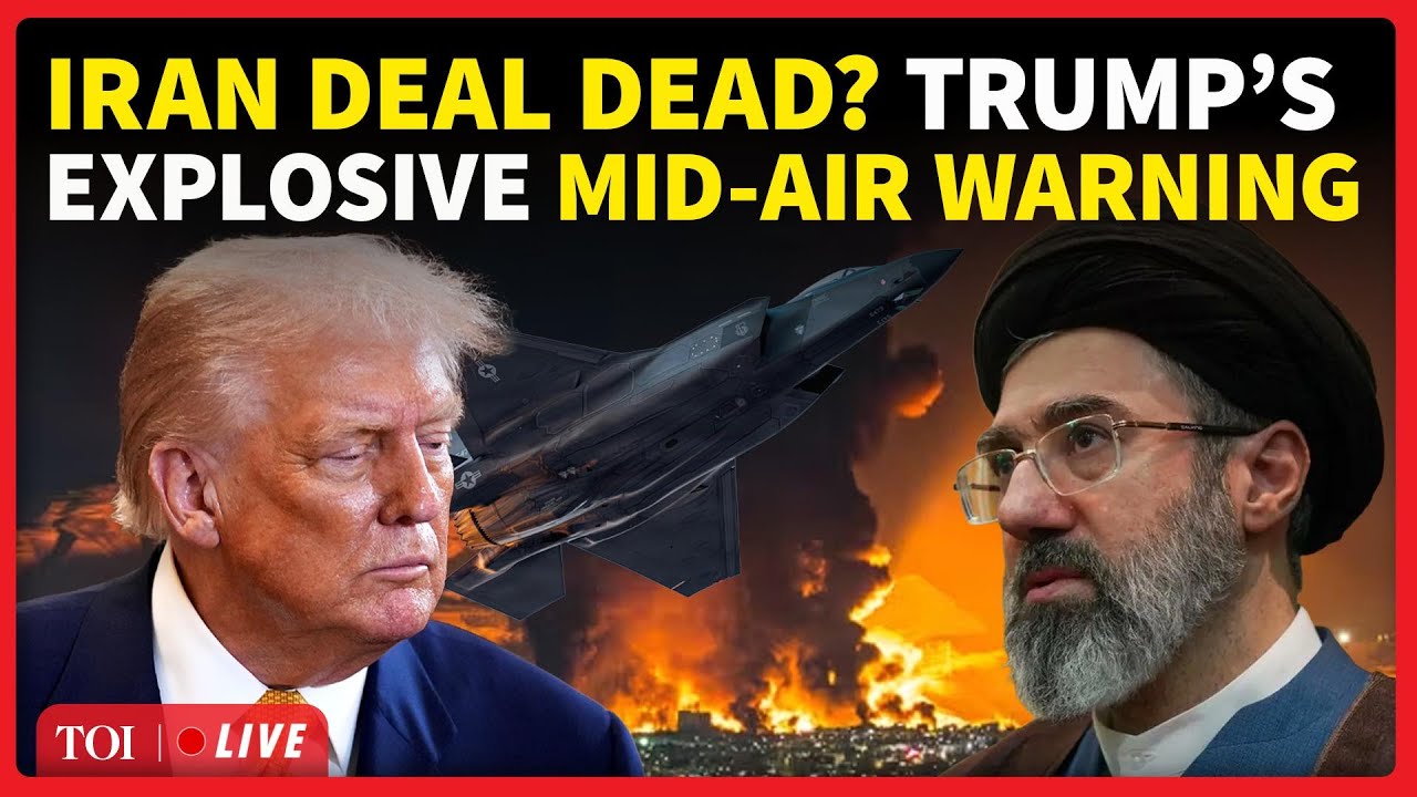 LIVE: 'BLOW THEM UP AGAIN...': Trump&rsquo;s Chilling Mid-Air Iran Warning Stuns All; Talks Fail?