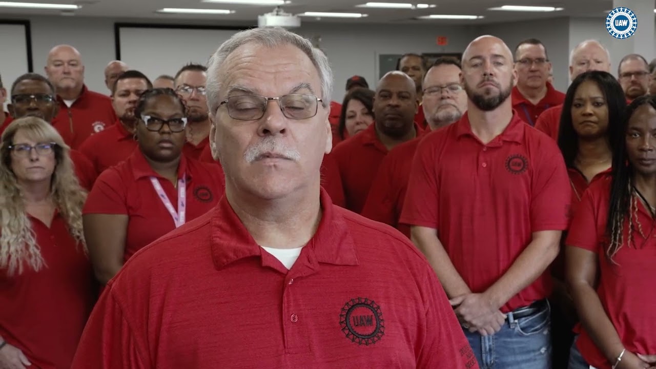 Message from UAW VP Mike Booth to Local 2250 in Wentzville, MO. #StandUpUAW