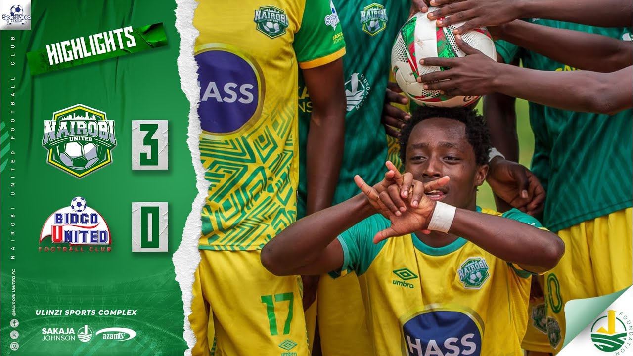 𝐆𝐨𝐚𝐥𝐬 𝐇𝐢𝐠𝐡𝐥𝐢𝐠𝐡𝐭𝐬 | Nairobi United FC vs BIDCO United FC | Sportpesa League 2025/2026 Season 