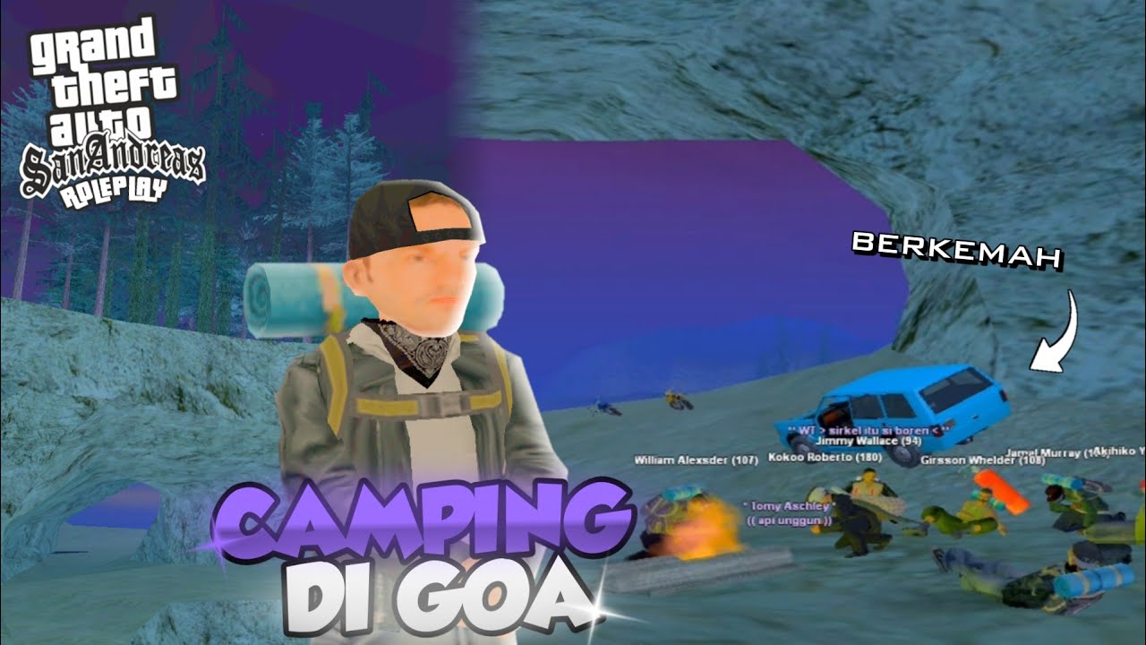 CAMPING DI GOA BESAR MOUNT CHILLIAD DI GUNUNG TERTINGGI 😱 - GTA SAMP ROLEPLAY
