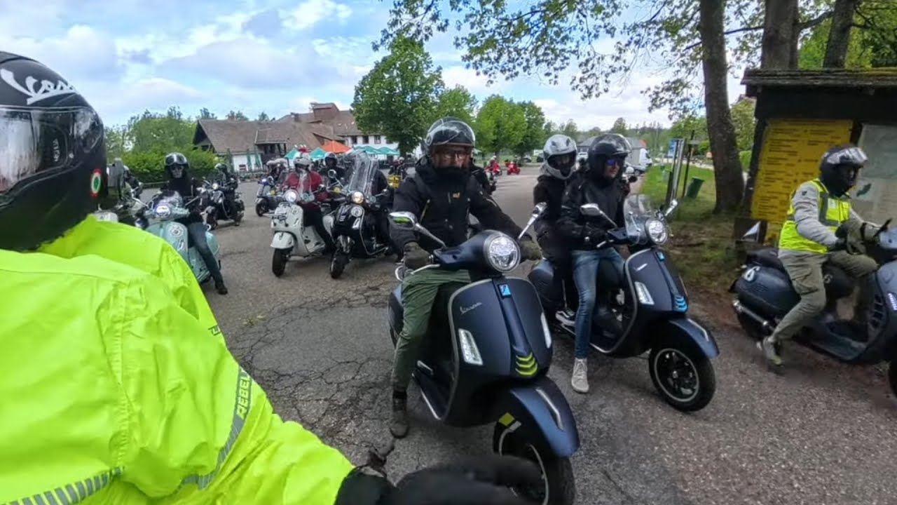 Vespa GTS T300 - Anrollern  Vespa-Freunde K‘Lautern Westpfalz - 04.05.2025 - Kompletter Film
