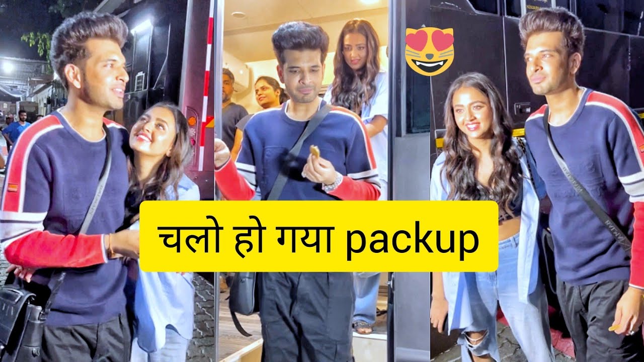 Tejasswi karan का हो गया packup 😄🕺💃