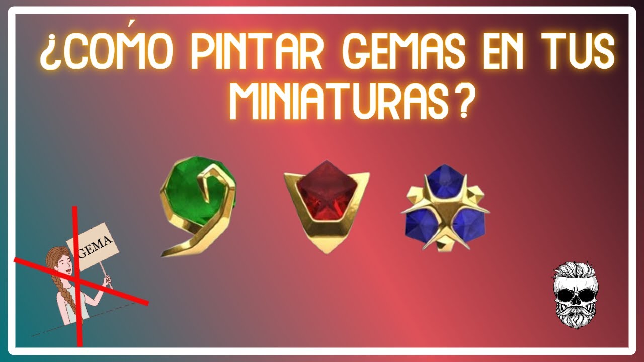 COMO PINTAR GEMAS EN TUS MINIATURAS | CHUSHAMMER