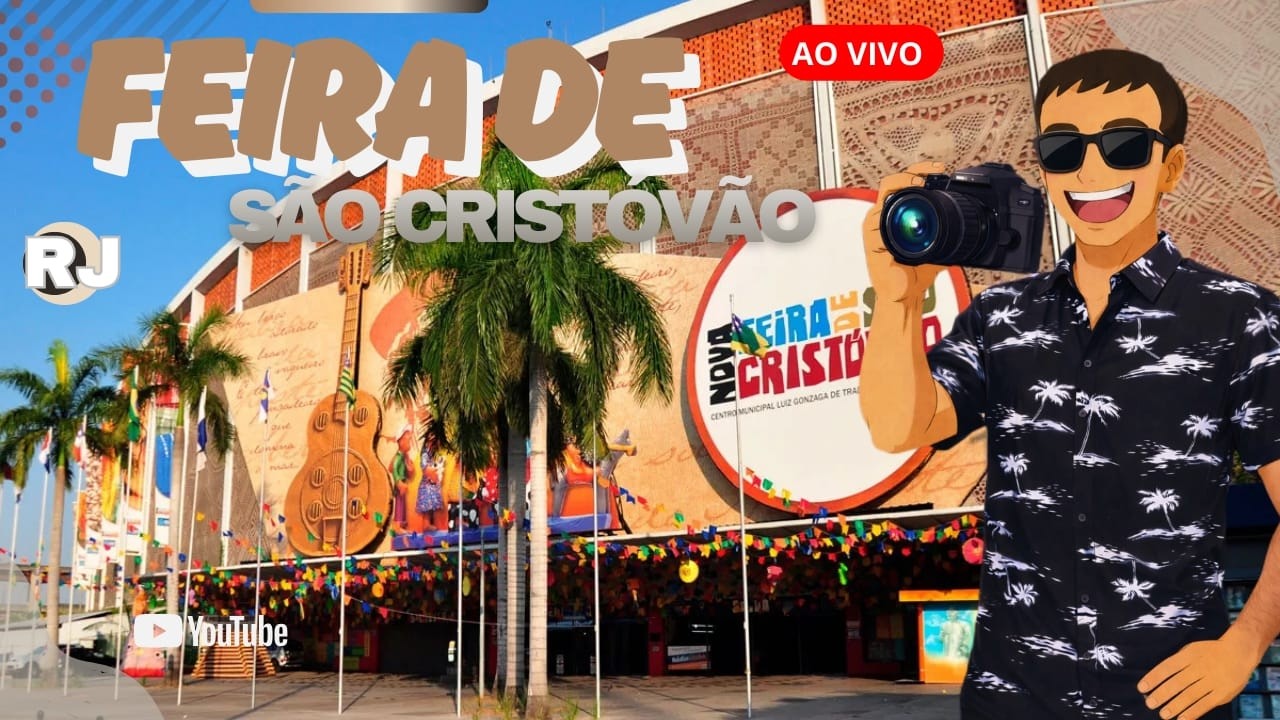 🔴Feira De São Cristóvão ao vivo, IRL no Rio de Janeiro.
