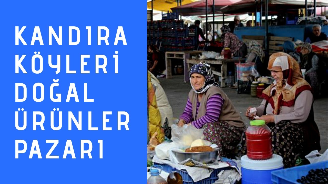 Kandıra köylülerinin kurduğu doğal ürünler semt pazarı Gezi Vlog