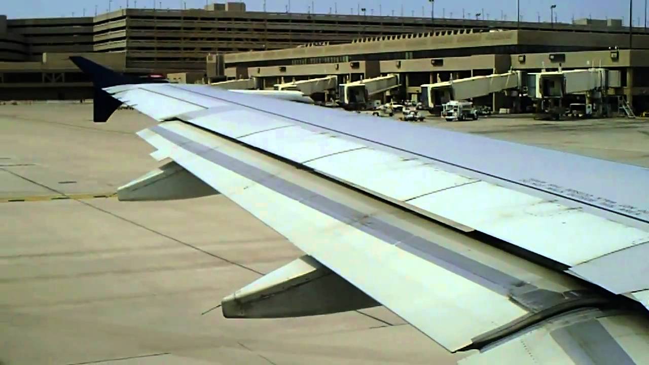 US Airways a320:Boarding, Pushback, taxi in Phoenix