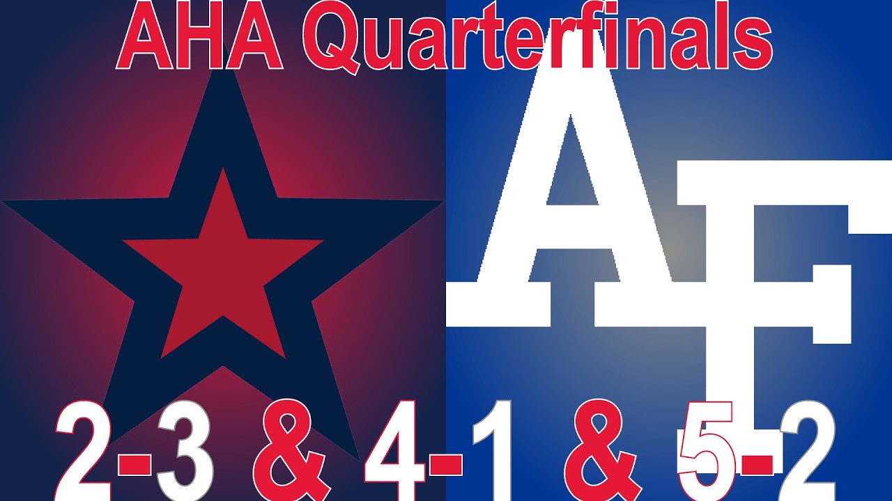 2026 AHA Men's Hockey Quarterfinals: #3 Robert Morris vs. #6 Air Force Highlights