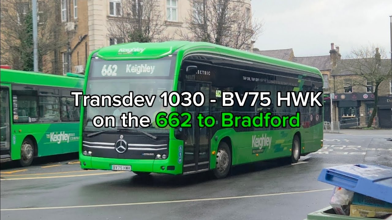 Transdev 1030 - BV75 HWK on the 662 to Bradford