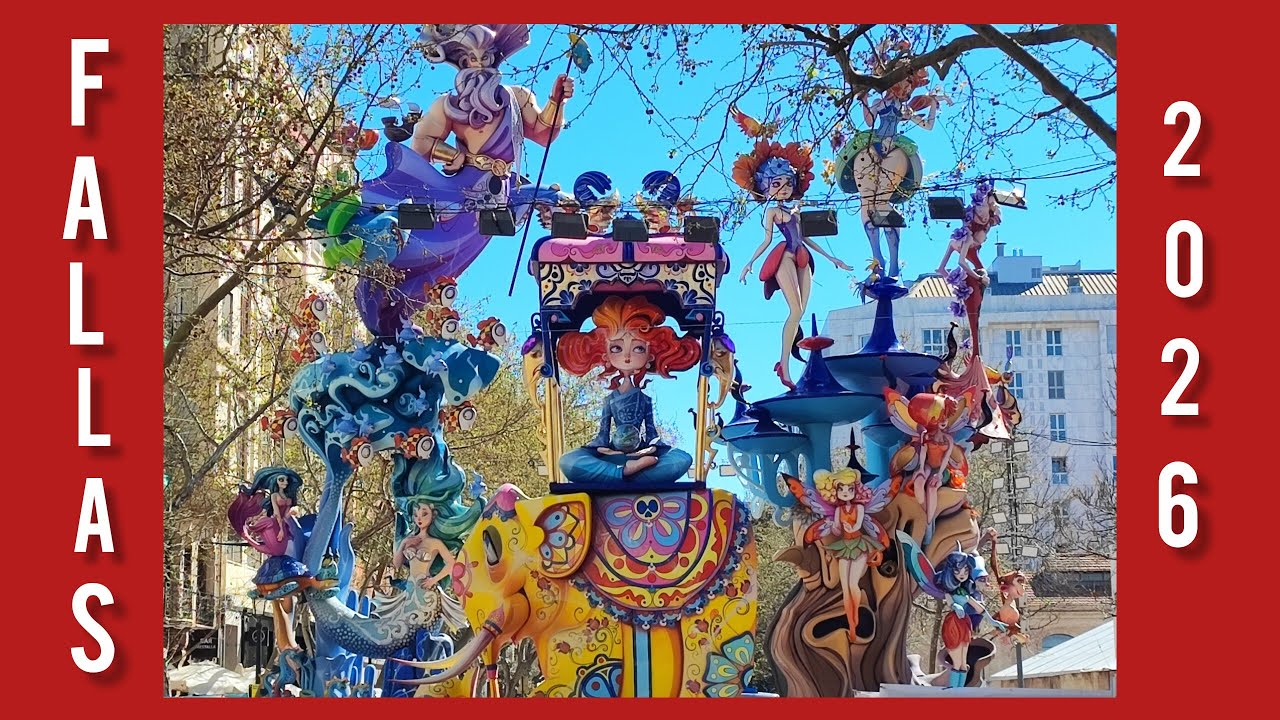 Montaje de la FALLA EXPOSICION Sección especial 2026.