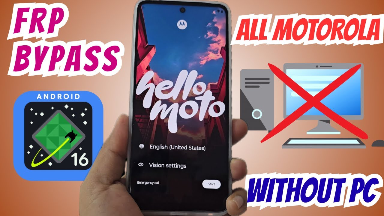 НОВЫЙ МЕТОД БЕЗ ПК - ВСЕ Motorola moto обход FRP, удаление аккаунта Google ANDROID 16 - 15 - 14