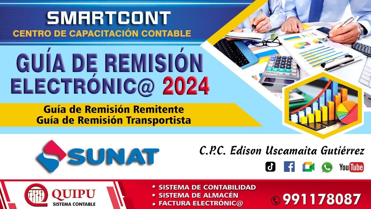 GUÍAS DE REMISIÓN REMITENTE Y TRANSPORTISTA - 2024