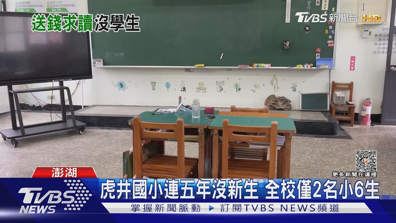 虎井國小連五年沒新生 全校僅2名小6生｜TVBS新聞 @TVBSNEWS01