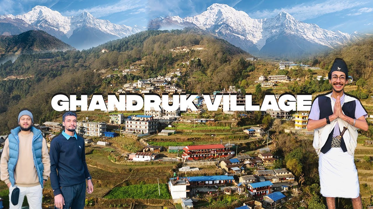 Ghandruk Village | Ep2 | 7 Hours Hike From Ghorepani | Mt. Machhapuchhre