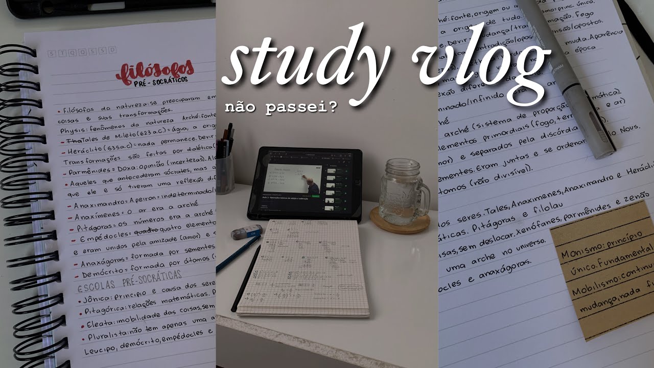 DE VOLTA A ROTINA DE ESTUDOS |  Study vlog