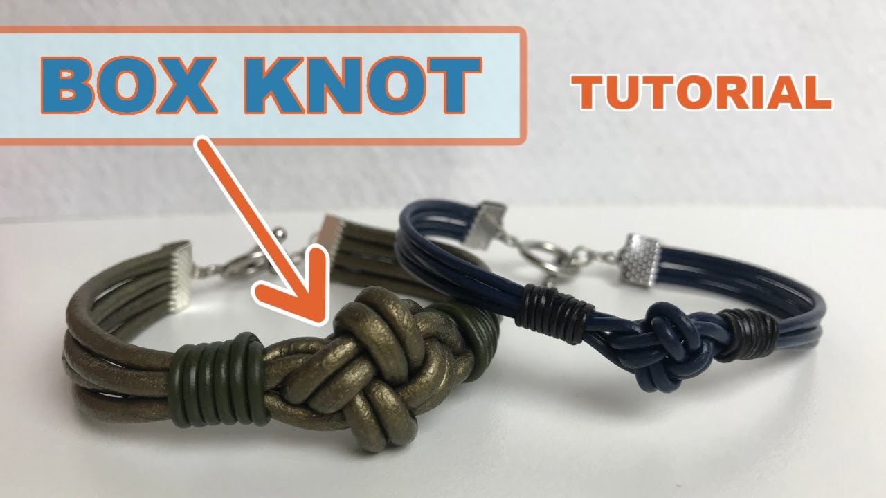 Box Knot Knoop Armband Maken van Leer