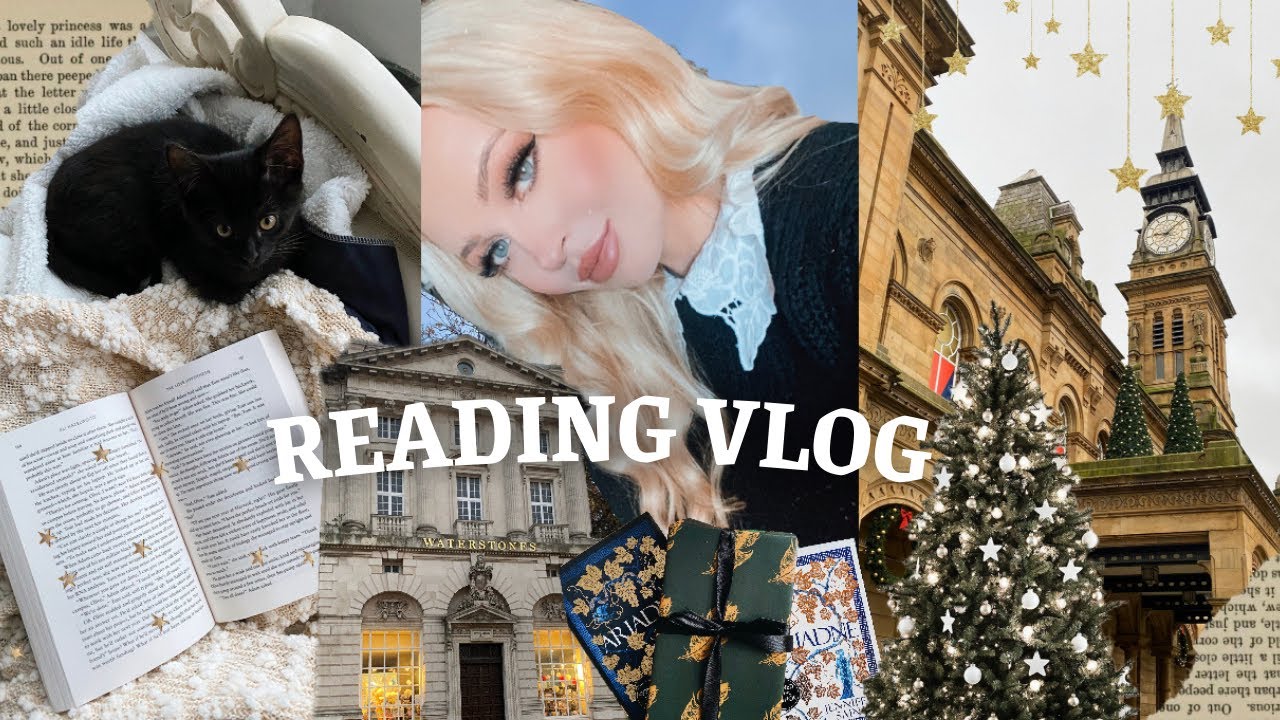 Festive Reading Vlog 💂🏻‍♂️🎄decorating our tree, Christmas books & unboxings ✨❄️ #bookmas
