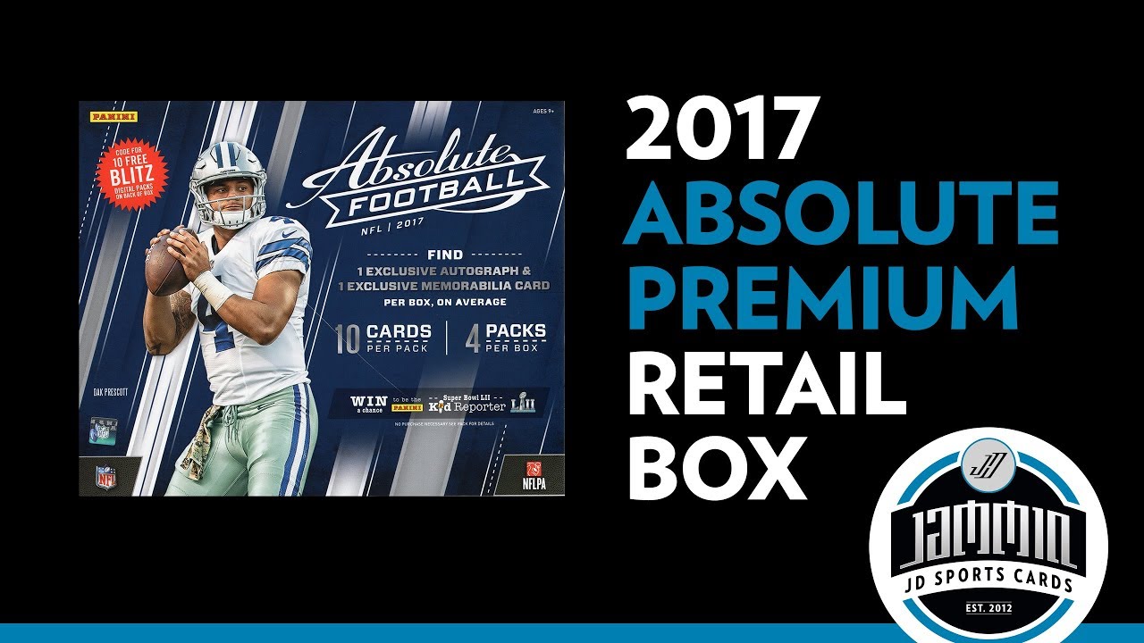 2017 Panini Absolute Premium Retail Box Break