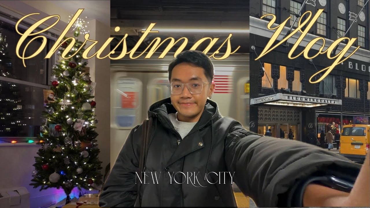 Christmas Vlog 2025 | New York City | Open Christmas Presents | Bloomingdale's | Chilling at Home
