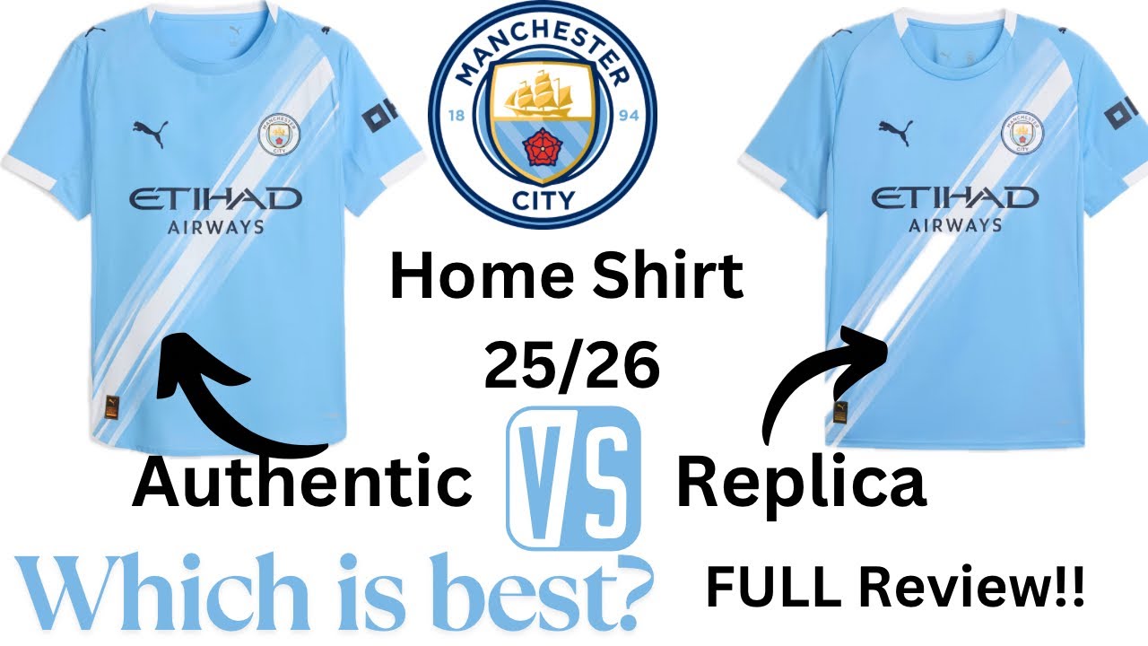 Manchester City Home Shirt 2025/26 Review Drycell Vs Ultraweave Fan Stadium Player jersey Compared