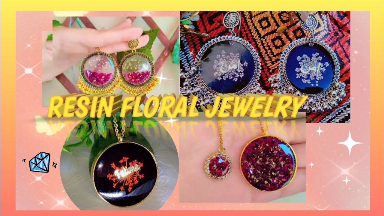 Resin jhumka|uv resin floral jhumka|How to make resin jhumka at home| resin jewelry making tutorial 
