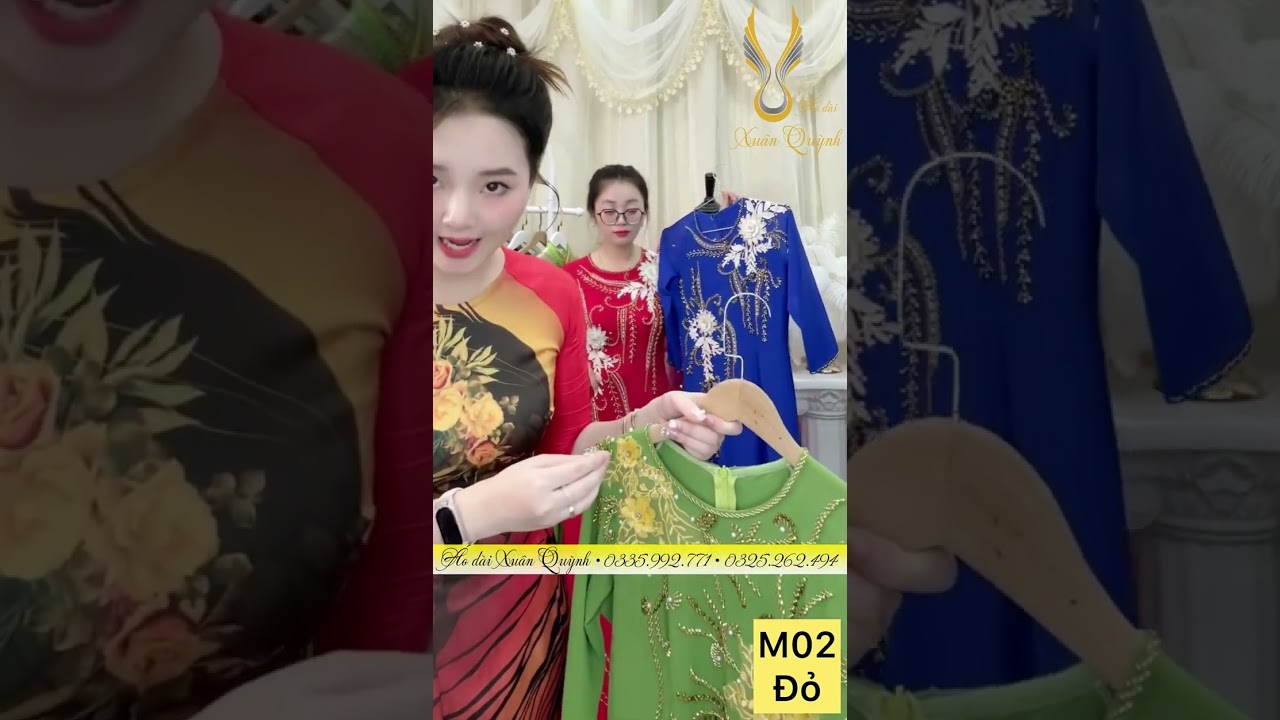 Đừng Bỏ Lỡ Áo Dài M02 5 Màu Sang Trọng – Nổi Bật Mọi Dịp Xuất Hiện