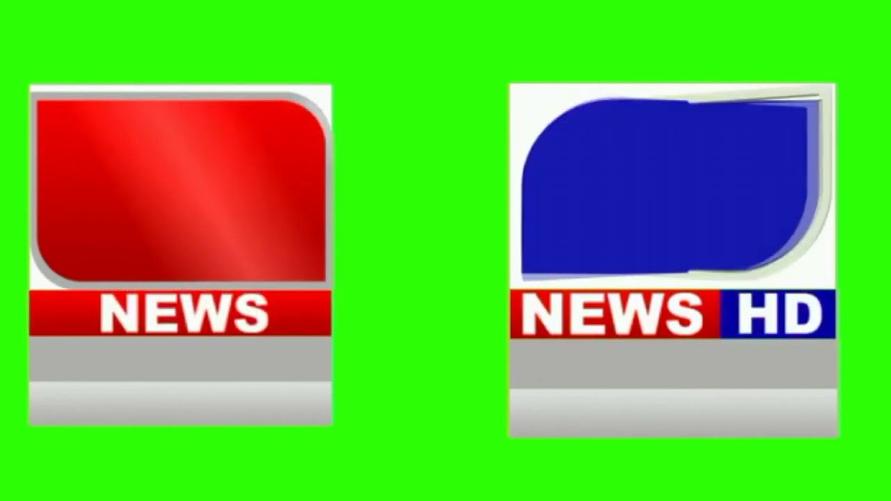 News Logo Green screen Free Template (mr Waheed graphics)👈