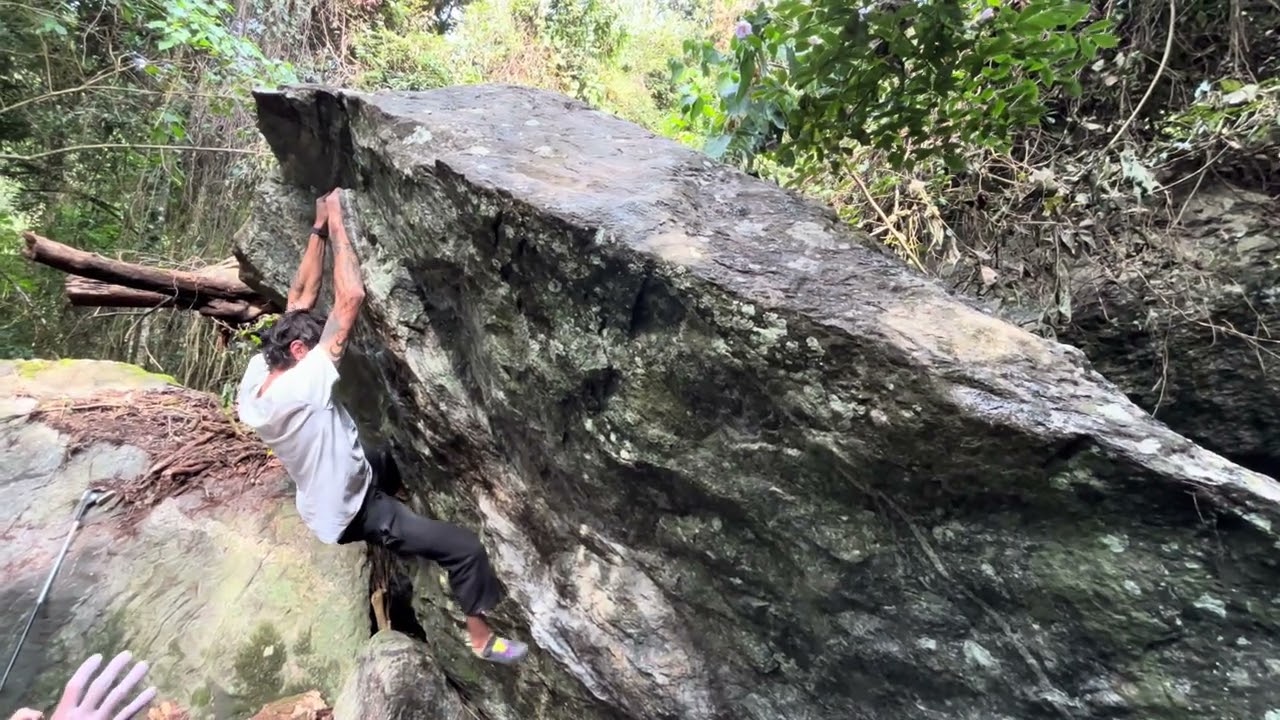 boulder pupunha, face norte, são bento do sapucaí 