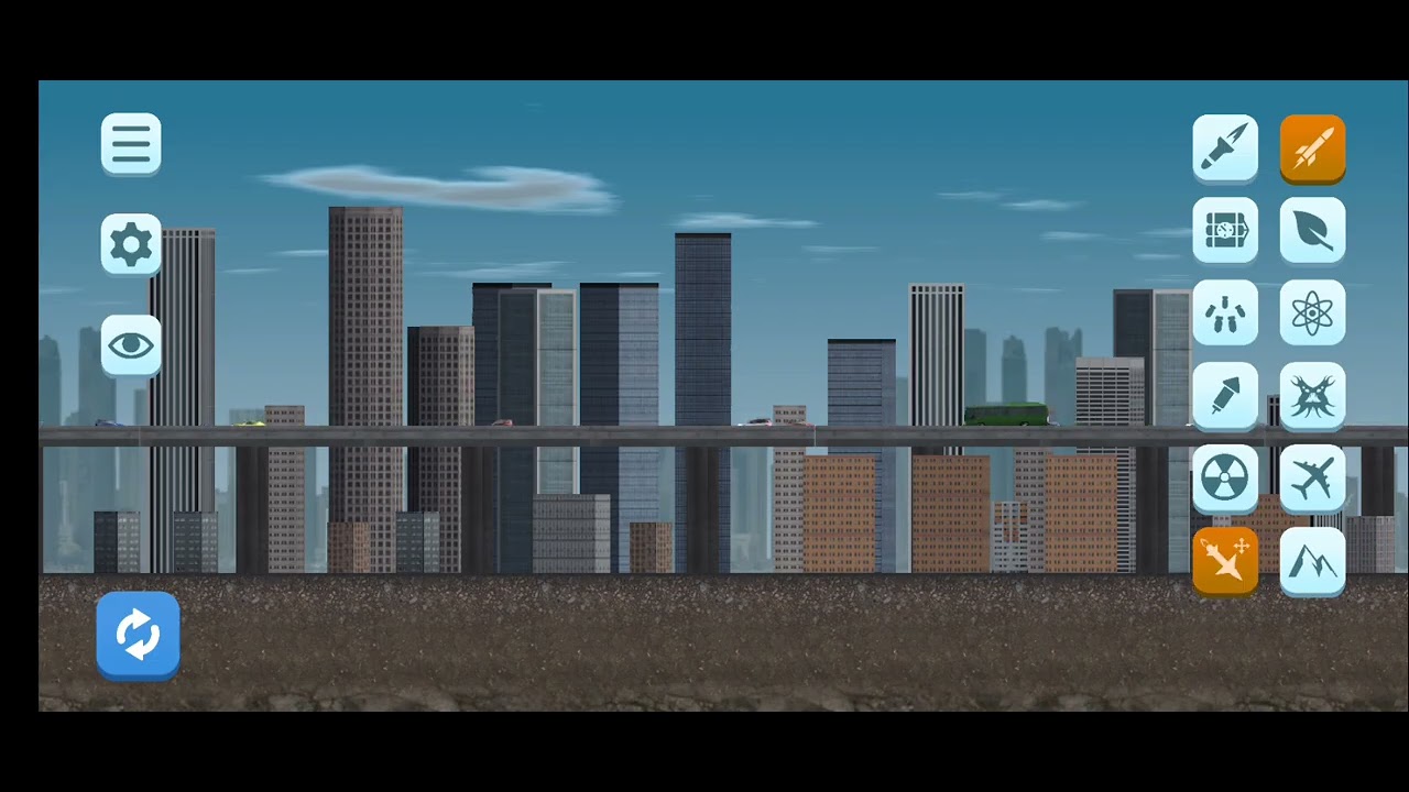 Playng destroy a city