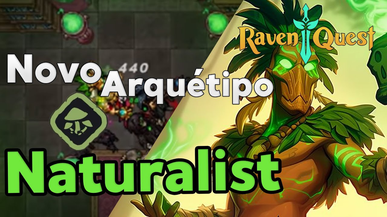 🔥 NOVA CLASSE CHEGOU! Conheça o NATURALIST em RavenQuest – Cura, Dano e Sobrevivência! 🐍🌿