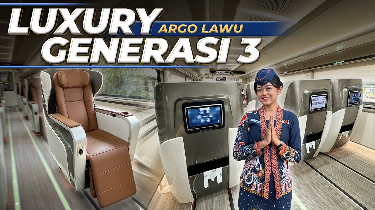 Naik Kereta Mahal Luxury Generasi 3 Argo Lawu Solo Jakarta