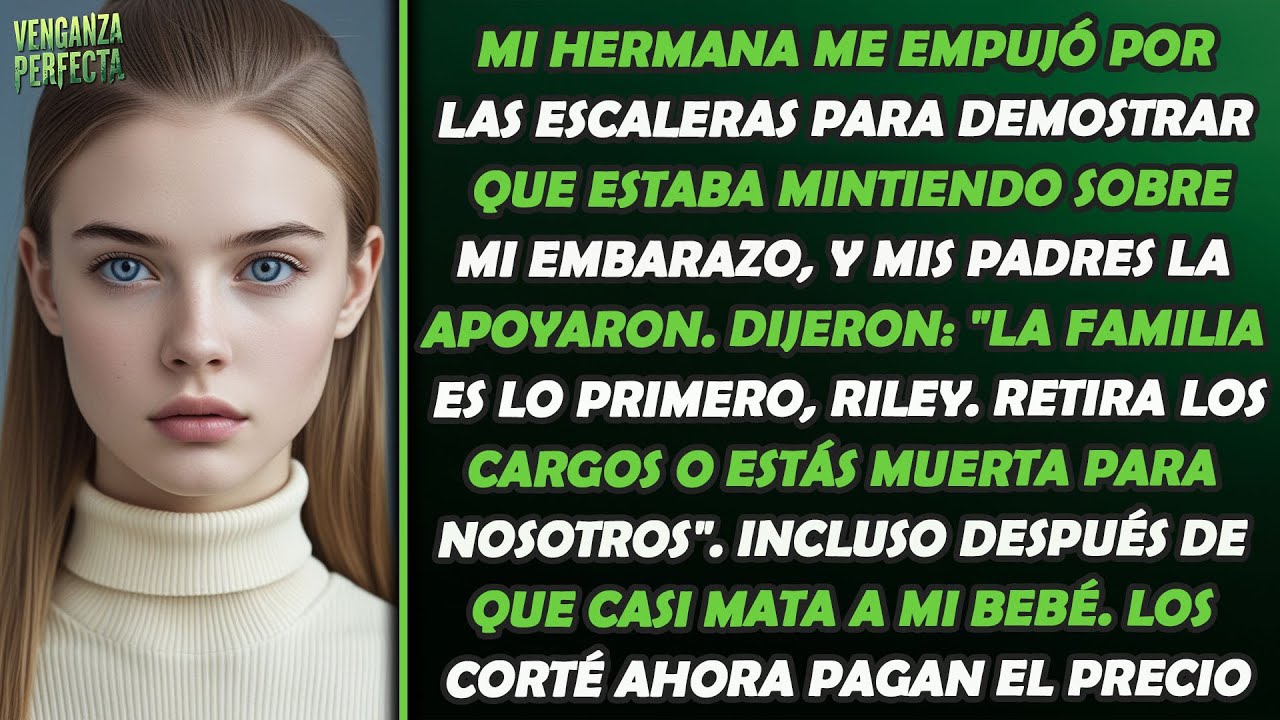 Mi hermana me empujó por las escaleras y mis padres la apoyaron. Corté relación con ellos.